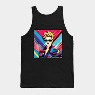 Beyond Time: A Timeless Woman of the 80s Tank Top